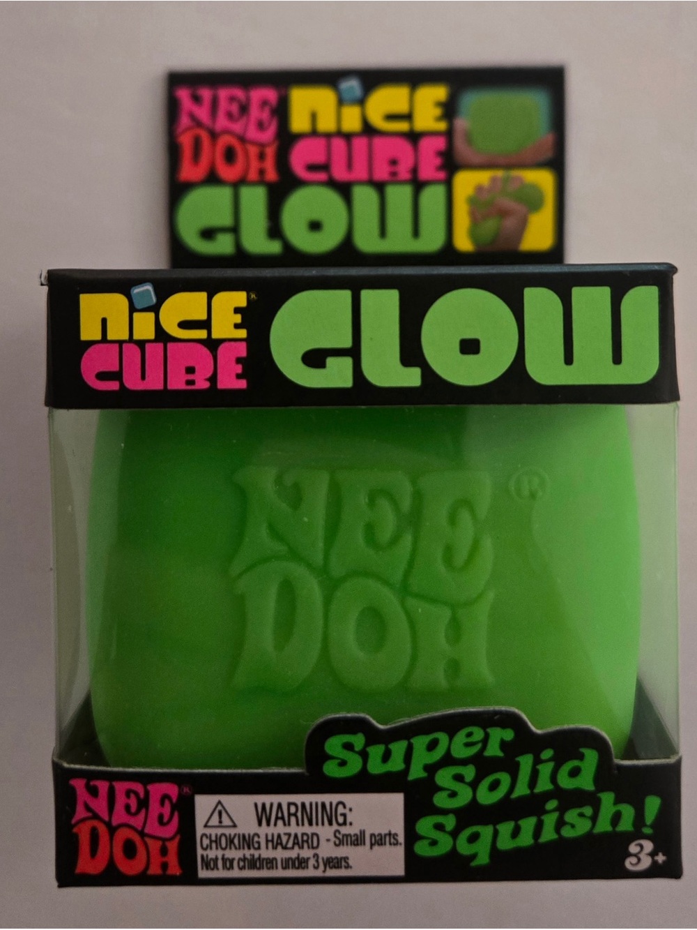NEEDOH Nice Cube Glow Super Solid Squish - Green